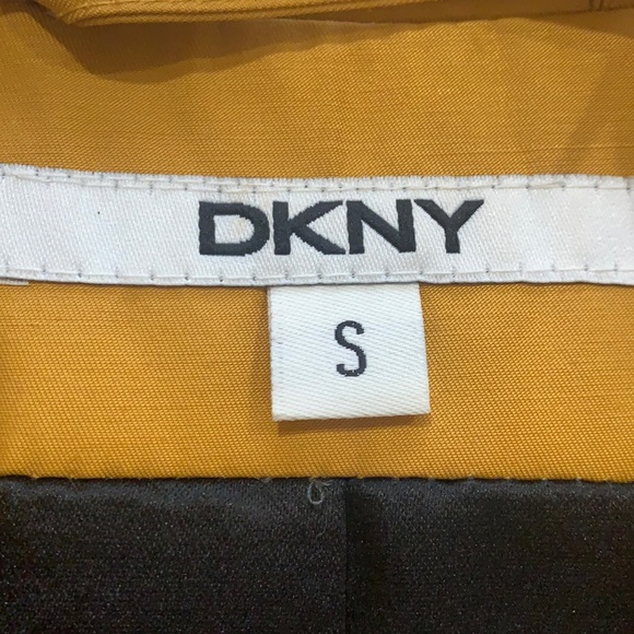 DKNY Mustard trench  coat - Picture 1 of 8